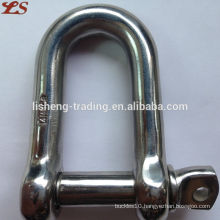 stainless steel screw pin dee shackle